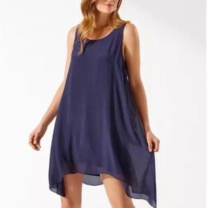 TOMMY BAHAMA NWT Lanai Breeze Sleeveless Dress in Mare Navy size large